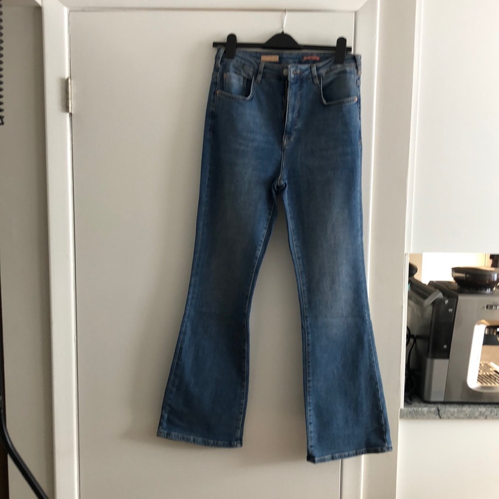 Pilcro denim flare.